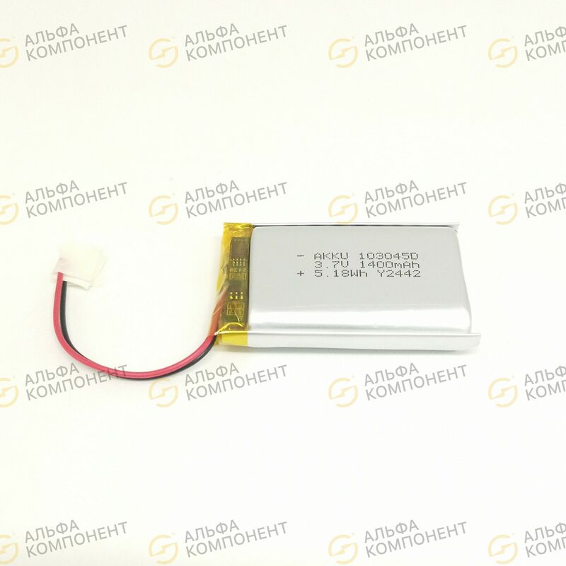 Фото LP103045D-PLC 1400mAh 3.7V Li-Pol