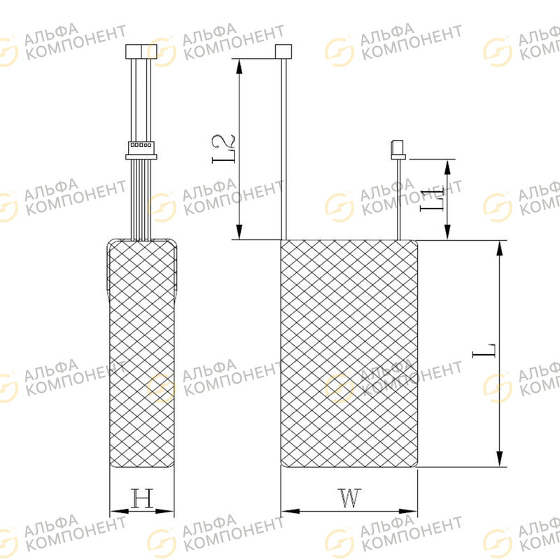 Фото LP9574170-3S1P 25C 16000mAh 11.1V