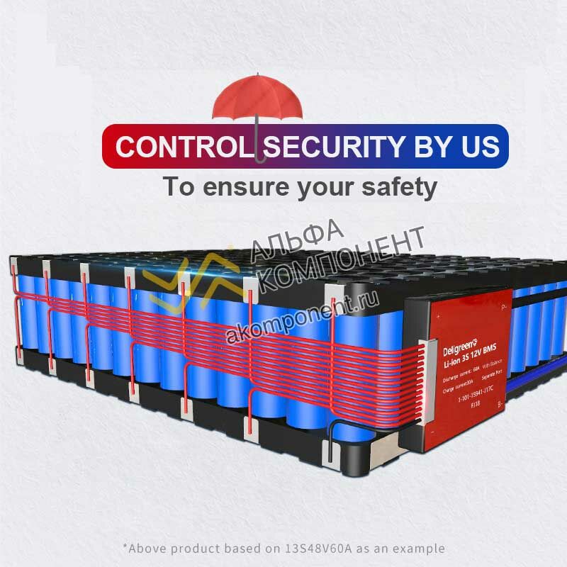 Фото Deligreen, Li-ion, Smart, BMS, 10S, 30A, 40A, 60A (Умная BMS)