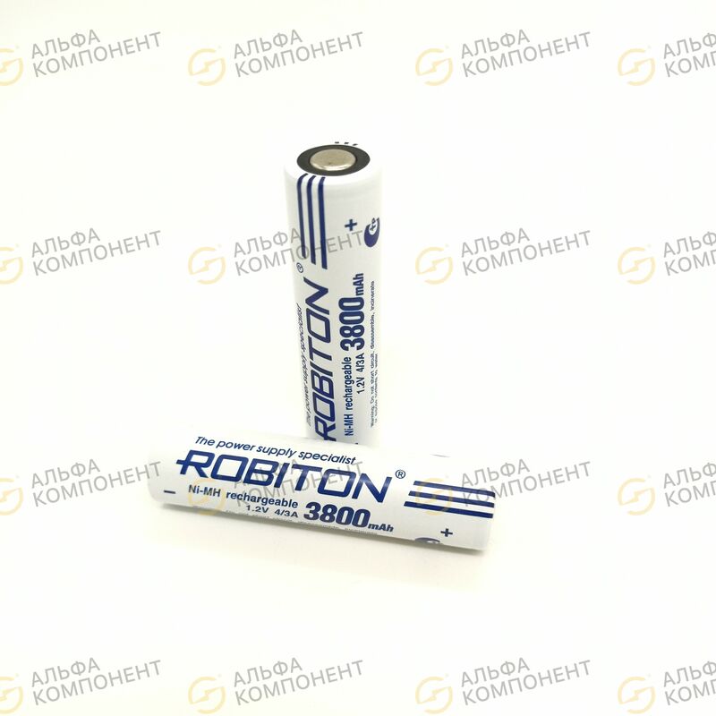 Фото ROBITON 3800mAh Ni-MH 4/3А-2 SR2