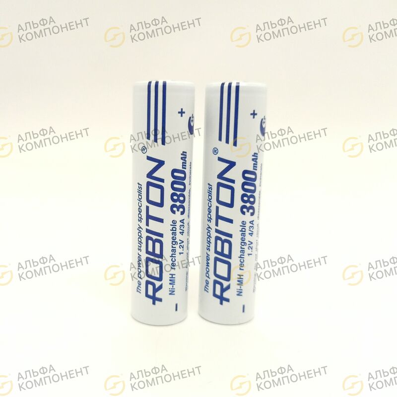 Фото ROBITON 3800mAh Ni-MH 4/3А-2 SR2
